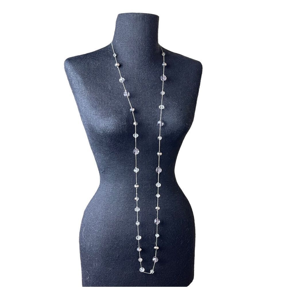 Vintage Chico’s beaded 52” necklace